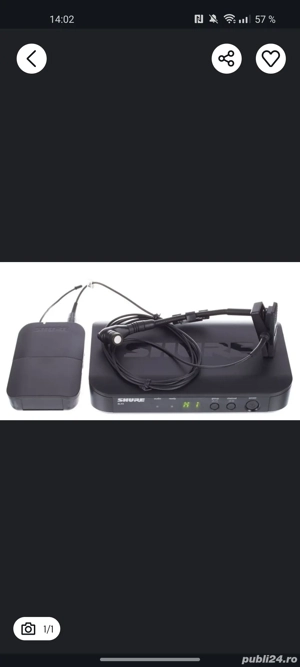 Vand Microfon Shure Blx14,Beta 98