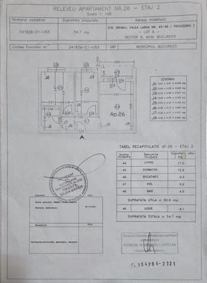 De vânzare apartament cu 2 camere si doua locuri de parcare.