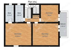 Casa individuala cu 4 camere teren 250 mp situata in Cisnadie Sibiu - imagine 11