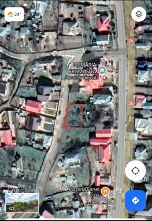 Vând teren 500mp. intravilan central in com. Frumușița