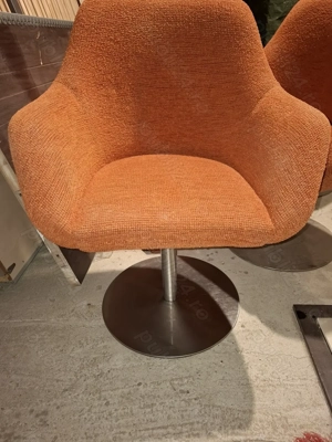 Scaune rotative tesatura cu picioare metalice pt. dining living.