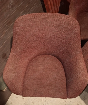 Scaune rotative tesatura cu picioare metalice pt. dining living. - imagine 6