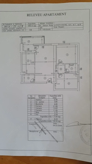 Proprietar   Apartament 3 camere Otopeni, 74 mp, etaj 1 3, parcare inclusă, bloc 2008 - imagine 8