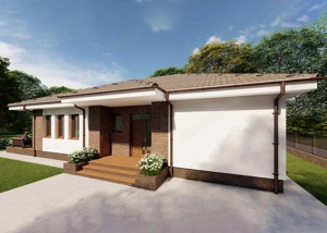 Casa, constructie noua, plan parter - Osorhei - IMOBIHOR - imagine 3