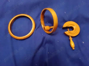 Gherghef- dispozitiv pentru brodat manual, din lemn, vechi, original