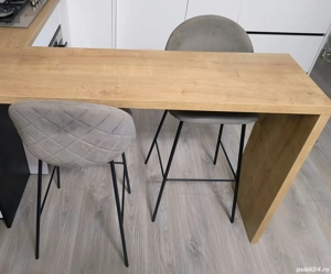 Vând set 2 scaune de bar   Jysk