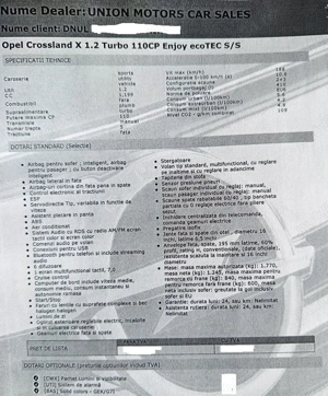 Opel Crossland X 1.2 Turbo 110CP Enjoy primul propietar - imagine 8