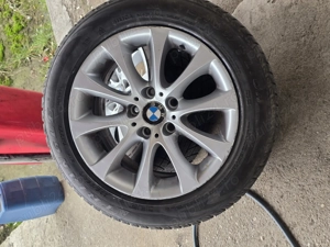 Vand jante bmw pe 17 cu cauciucuri m+s  - imagine 3