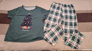 Set pijamale damă Crăciun - mărime XL - imagine 3