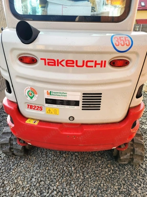 Miniexcavator Takeuchi TB225 - imagine 5