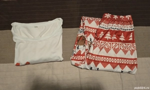 Set pijama damă Crăciun - mărime S - imagine 4