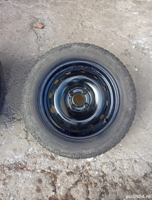 Vand 4 anvelope+jante Dacia Logan 185/65/R15 - imagine 2