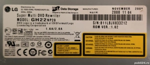 unitate optica LG IDE pata cu unitate PC goala tower  - imagine 4