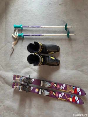 Set schi copii începători   clăpari 29, schiuri Kästle, bețe Leki