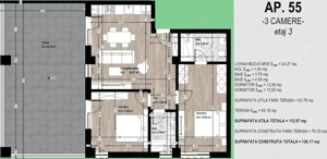 Apartament 3 camere Otopeni + terasă 50 mp - BEST DEAL! - imagine 7