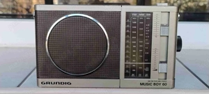 Radio GRUNDIG Music Boy 60 receptor portabil Fm,Mw,Sw, vintage 1983 - imagine 2