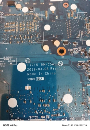 placa de baza lenovo legion fy715 nm-c541