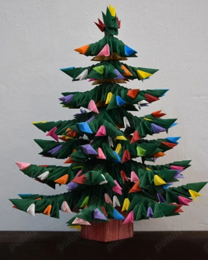 Brazi de Craciun origami 3D - imagine 4