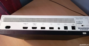Xbox One S 1TB Alb + Controller original + GTA 5   Stare FOARTE BUNĂ   - imagine 3