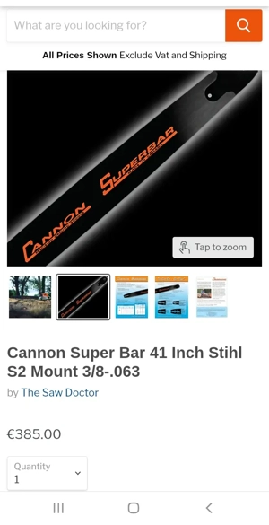 Șină de ghidaj Cannon super bar 104 cm