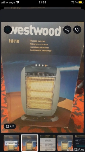 Radiator Cu Halogen Nou - imagine 2