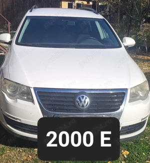 Vând VW Passat, diesel, 2000 cm3, an fab. 2  km.