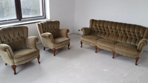 Canapea și două fotolii, stilul baroc 