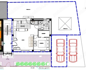 Proprietar, inchiriez apatament 2 camere cu curte, parcare , zona Giurgiului