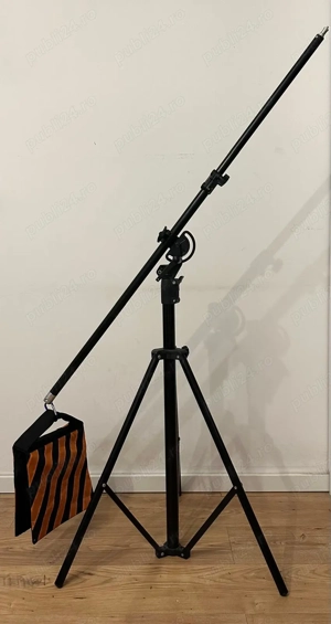 Stand boom stand cu boom arm si sac pentru contragreutate