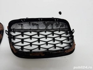 Grile Nari Diamond Style pentru BMW X5 E70 X6 E71 Negru Lucios - imagine 4
