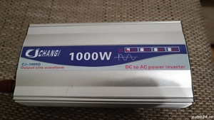 Invertor 12V  230 V 1000w peak undă sinusoidală pură