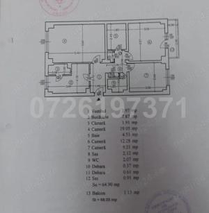 Apartament 3 camere | 68 mp | Decomandat | Soseaua Mihai Bravu - imagine 2