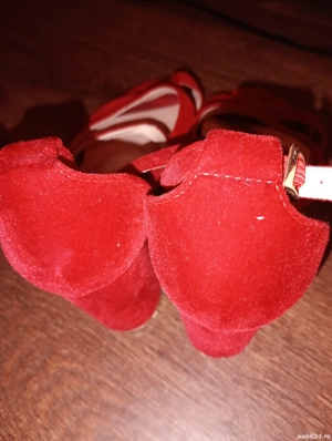 sandale elegante cu toc  - imagine 3