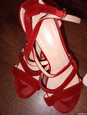 sandale elegante cu toc  - imagine 4