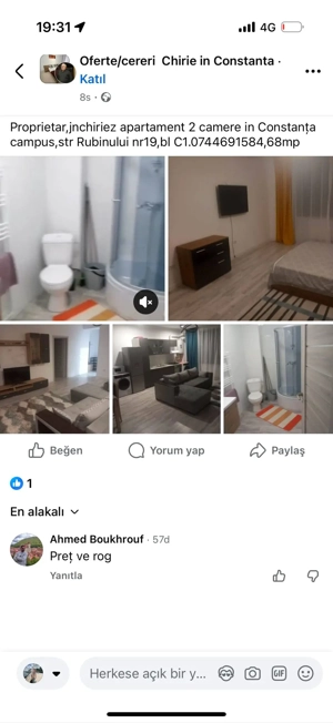 Proprietar,inchiriez apartament 2 camere - imagine 2