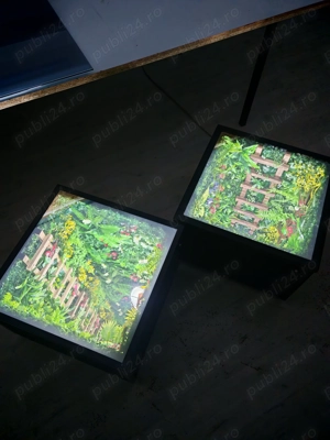 Masa de cafea Infinity Mirror ( Tip Oglinda )