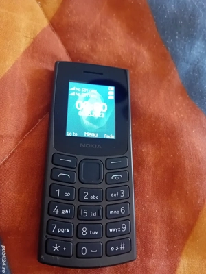 telefon Nokia 105  2024 dual sim pentru persoane mai in vârsta 