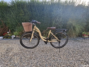 Bicicleta oras 26" UMIT Alanya, cadru otel, culoare crem maro