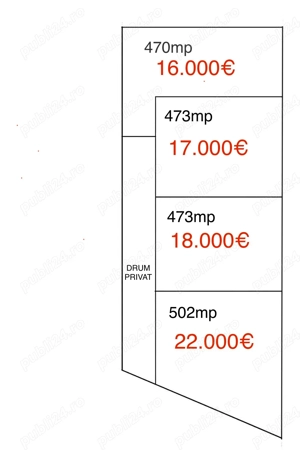 Parcele Zalău  Ortelec Teren de vânzare 