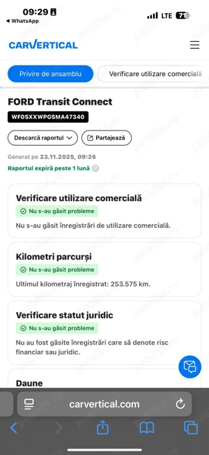 Ford transit Connect 1.5 Diesel Euro 6 - imagine 7