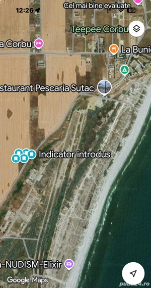 Teren intravilan faleza Corbu cu vedere la mare - imagine 4