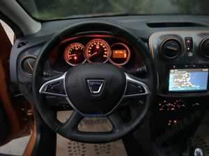 Dacia Sandero Stepway Facelift 2018 1.5 dCi Euro 6 Navi Cameră semi-piele-Germani - imagine 7