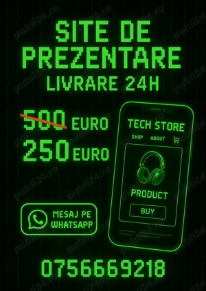 Site profesionist livrat rapid pentru afacerea ta