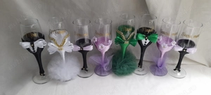 Pahare decorate personalizate 