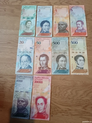 bancnote, Bolivares 