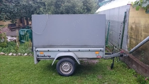 vand remorca 1000 kg, cu sistem de franare - imagine 5