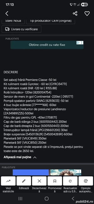 vând piese Dacia Logan - imagine 2