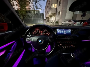 BMW F10 520d Pachet M, Navigatie, Lumini Ambientale, km reali, incalzire scaune, piele, faruri led - imagine 9