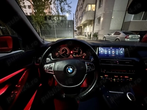 BMW F10 520d Pachet M, Navigatie, Lumini Ambientale, km reali, incalzire scaune, piele, faruri led - imagine 8