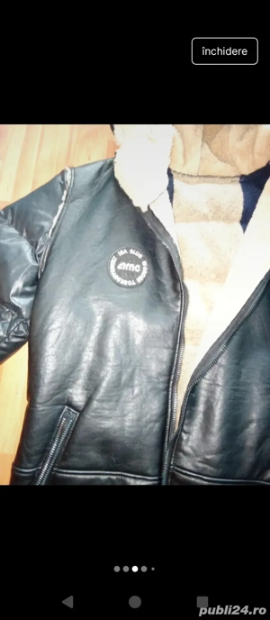 geaca piele naturala bărbați  - imagine 3